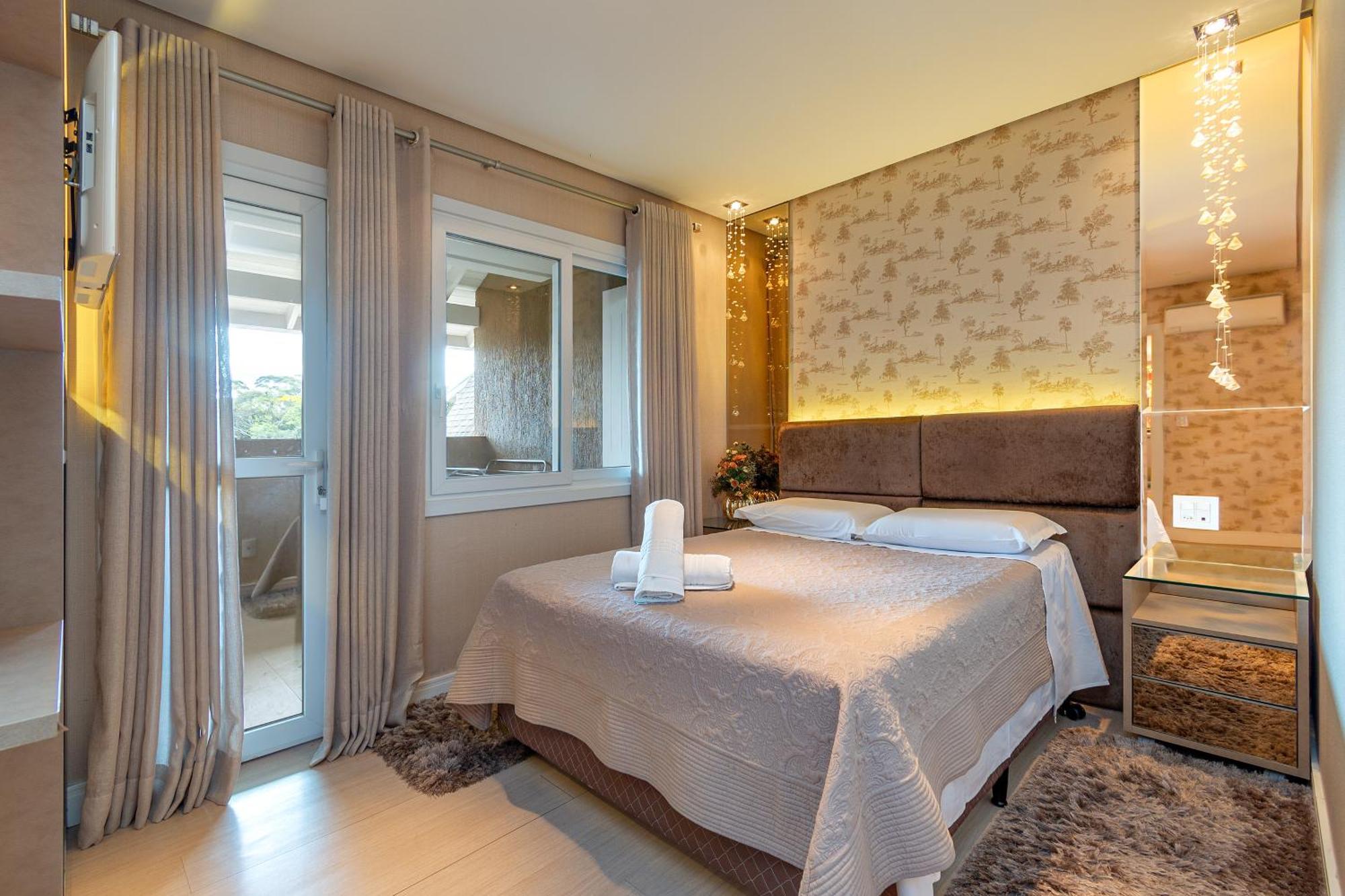 Luxuoso Apartamento Central Para 10 Pessoas Gramado Esterno foto