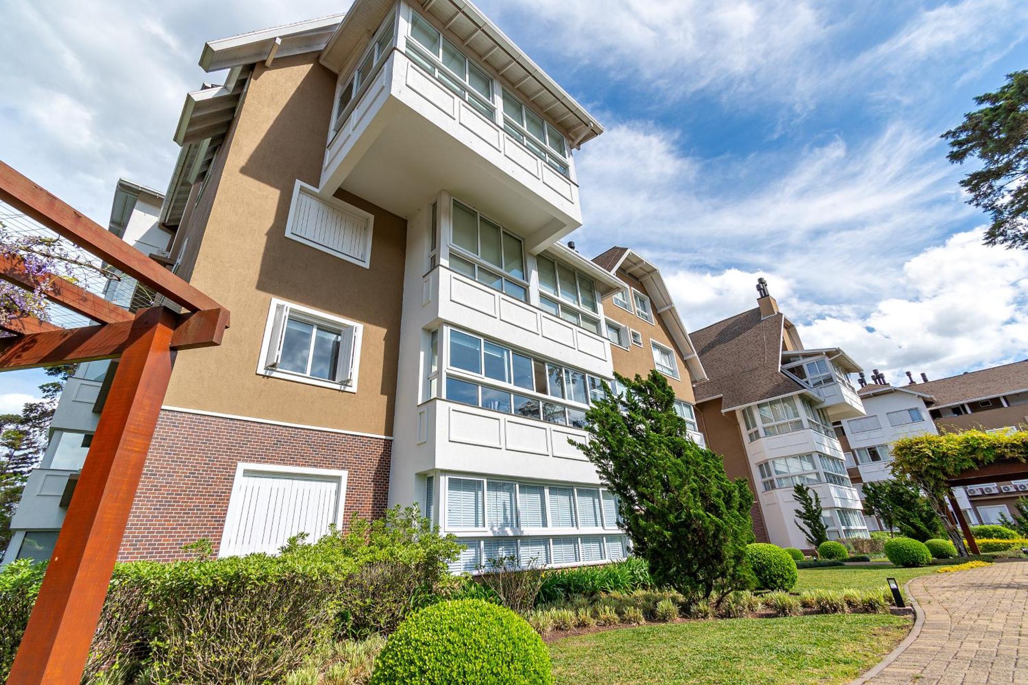 Luxuoso Apartamento Central Para 10 Pessoas Gramado Esterno foto
